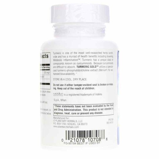 Turmeric Gold Capsules, PLH